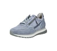 Sneaker GABOR COMFORT "Gabor Comfort Sneaker Leder", Damen, Gr. 38,5, sky, Leder, Schuhe Sneaker (70272509-38,5) sky