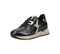 Sneaker GABOR COMFORT "Gabor Comfort Sneaker Leder", Damen, Gr. 38, schwarz (schwarz, weiß), Leder, casual, Schuhe (48248448-38) schwarz, weiß