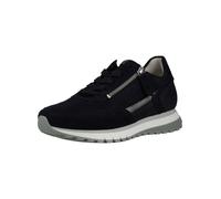 Sneaker GABOR COMFORT "Gabor Comfort Sneaker Leder", Damen, Gr. 39, schwarz (dunkelblau), Leder, Schuhe Sneaker (20822051-39) dunkelblau