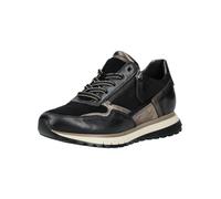 Sneaker GABOR COMFORT "Gabor Comfort Sneaker Leder", Damen, Gr. 40,5, schwarz (schwarz, grau), Leder, Schuhe Sneaker (39303551-40,5) schwarz, grau