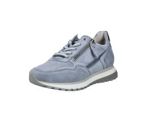 Sneaker GABOR COMFORT "Gabor Comfort Sneaker Leder", Damen, Gr. 41, blau (sky), Leder, Schuhe Sneaker (70272509-41) sky