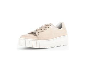 Sneaker GABOR COMFORT "Gabor Comfort Sneaker Veloursleder", Damen, Gr. 40, rosa, Veloursleder, Schuhe Sneaker (63226534-40)