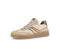 Sneaker GABOR "Gabor Sneaker Veloursleder", Damen, Gr. 38,5, cacao, Veloursleder, Schuhe Sneaker (25738634-38,5) cacao