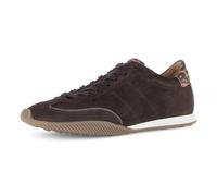 Sneaker GABOR "Sneaker low Materialmix Leder", Damen, Gr. 41, braun, Schuhe Sneaker (13735240-41) braun