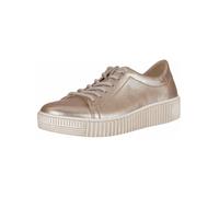 Sneaker GABOR "Gabor Sneaker Leder", Damen, Gr. 38, puder, Leder, Schuhe Sneaker (30915528-38) puder