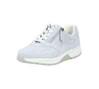 Sneaker GABOR "Gabor Sneaker Leder", Damen, Gr. 40, sky, Leder, Schuhe Sneaker (10629164-40) sky