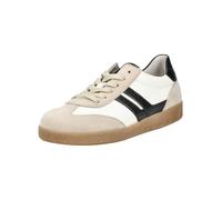 Sneaker GABOR "Gabor Sneaker Leder", Damen, Gr. 41, weiß, schwarz, Leder, Schuhe Sneaker (85665127-41) weiß, schwarz