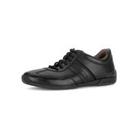 Sneaker GABOR "Gabor Sneaker low Glattleder", Damen, Gr. 49,5, schwarz, Schuhe Sneaker (89081340-49,5) schwarz