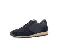 Sneaker GABOR "Gabor Sneaker low Materialmix Leder/Textil", Herren, Gr. 46, blau, Schuhe Sneaker (14875439-46) blau