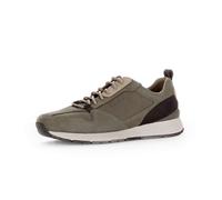Sneaker GABOR "Gabor Sneaker low Rauleder", Herren, Gr. 45, grün, Schuhe Sneaker (32916261-45) grün