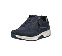 Sneaker GABOR "Gabor Sneaker Nubukleder", Damen, Gr. 40, blau, Nubukleder, Schuhe Sneaker (35672916-40) blau