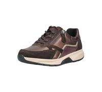 Sneaker GABOR "Gabor Sneaker Veloursleder", Damen, Gr. 37,5, braun, lila, Veloursleder, Schuhe Sneaker (27195948-37,5) braun, lila