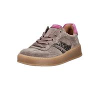 Sneaker GABOR "Gabor Sneaker Veloursleder", Damen, Gr. 38, braun (taupe), Veloursleder, Schuhe Sneaker (45188967-38) taupe