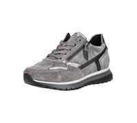 Sneaker GABOR "Gabor Sneaker Veloursleder", Damen, Gr. 38, grau (graphit), Veloursleder, Schuhe Sneaker (91192723-38) graphit