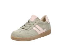 Sneaker GABOR "Gabor Sneaker Veloursleder", Damen, Gr. 40, grün, Veloursleder, Schuhe Sneaker (99950236-40) grün