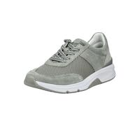 Sneaker GABOR "Gabor Sneaker Veloursleder/Mesh", Damen, Gr. 37,5, grau, Textil, Veloursleder, Schuhe Sneaker (16816025-37,5) grau
