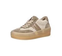 Sneaker GABOR "Gabor Sneaker Veloursleder/Textil", Damen, Gr. 37, braun (beige, braun), Textil, Veloursleder, Schuhe Sneaker (37768052-37)