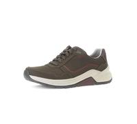 Sneaker GABOR "rollingsoft Sneaker low Rauleder", Damen, Gr. 42,5, grün, Schuhe Sneaker (17311249-42,5) grün