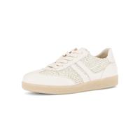 Gabor Damen Low-Top Sneaker, Frauen Halbschuhe,Freizeitschuhe,Turnschuhe,Laufschuhe,schnürschuhe,schnürer,Business,Creme/Oak,35 EU / 2.5 UK