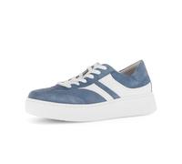 Sneaker GABOR "Sneaker low", Damen, Gr. 36, blau, Schuhe Sneaker (47070317-36) blau