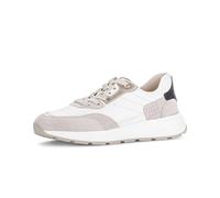 Gabor Damen Low-Top Sneaker, Frauen Sandalen,Glamour,Style,Stil,trendy,hochwertig,Wellness,schick,verspielt,abeton/Puder/Black,37.5 EU / 4.5 UK