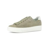 Sneaker GABOR "Sneaker low", Damen, Gr. 37,5, beige (grün), Schuhe Sneaker (82500221-37,5) grün