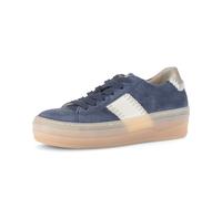 Sneaker GABOR "Sneaker low", Damen, Gr. 37,5, blau, Schuhe Sneaker (81532906-37,5) blau