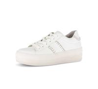 Sneaker GABOR "Sneaker low", Damen, Gr. 37,5, creme, Schuhe Sneaker (15041560-37,5) creme