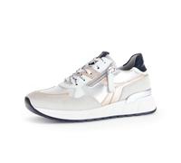 Sneaker GABOR "Sneaker low", Damen, Gr. 37,5, silber, gold, Schuhe Sneaker (59777942-37,5) silber, gold