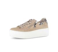 Sneaker GABOR "Sneaker low", Damen, Gr. 37, beige, Schuhe Sneaker (17782065-37) beige