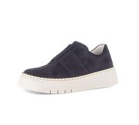 Sneaker GABOR "Sneaker low", Damen, Gr. 37, blau, Schuhe Sneaker (88184656-37) blau