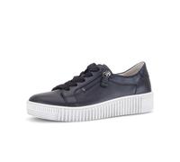 Sneaker GABOR "Sneaker low", Damen, Gr. 37, blau, Schuhe Sneaker (93053140-37) blau