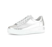 Sneaker GABOR "Sneaker low", Damen, Gr. 37, silber, Schuhe Sneaker (74093637-37) silber