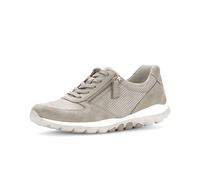 Sneaker GABOR "Sneaker low", Damen, Gr. 38,5, beige, Schuhe Sneaker (81202006-38,5) beige