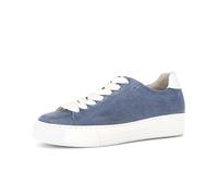 Sneaker GABOR "Sneaker low", Damen, Gr. 38,5, blau, Schuhe Sneaker (11688441-38,5) blau