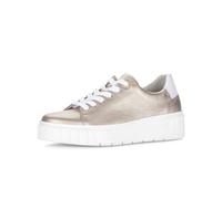 Sneaker GABOR "Sneaker low", Damen, Gr. 38,5, gold, Schuhe Sneaker (17399441-38,5) gold