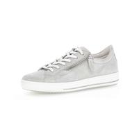 Sneaker GABOR COMFORT "Gabor Comfort Sneaker Leder", Damen, Gr. 38, hellgrau, Leder, Schuhe Sneaker (23639854-38) hellgrau