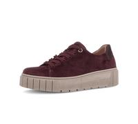 Sneaker GABOR "Sneaker low", Damen, Gr. 38, rot, Schuhe Sneaker (38376621-38) rot
