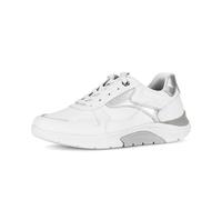 Gabor RollingSoft Schuhe weiß silber Glattleder 86.925.51 - Größe 38