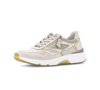 Sneaker GABOR "Sneaker low Rauleder", Damen, Gr. 39, beige, Schuhe Sneaker (66270827-39) beige