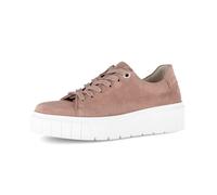 Sneaker GABOR COMFORT "Gabor Comfort Sneaker Leder", Damen, Gr. 39, dunkelrosa, Leder, Schuhe Sneaker (84079822-39) dunkelrosa