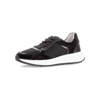Sneaker GABOR "Sneaker low", Damen, Gr. 39, schwarz-weiß (schwarz), Schuhe Sneaker (86068610-39) schwarz