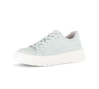 Sneaker GABOR "Sneaker low", Damen, Gr. 40,5, grün (blau), Schuhe Sneaker (77068256-40,5) blau