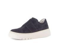 Sneaker GABOR "Sneaker low", Damen, Gr. 40,5, schwarz (blau), Schuhe Sneaker (88184656-40,5) blau