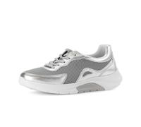 Sneaker GABOR "Sneaker low", Damen, Gr. 40,5, silber, Schuhe Sneaker (23391934-40,5) silber