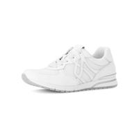 Gabor Damen Low-Top Sneaker, Frauen Halbschuhe,Strassenschuhe,Sportschuhe,Freizeitschuhe,Turnschuhe,Laufschuhe,Freizeit,Weiss,40.5 EU / 7 UK