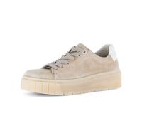 Sneaker GABOR "Sneaker low", Damen, Gr. 40, beige, Schuhe Sneaker (50873766-40) beige