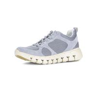 Gabor Sneaker Low Materialmix Leder/Lederimitat – Damen Blau Gr. 40