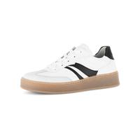 Sneaker GABOR "Sneaker low", Damen, Gr. 40, schwarz-weiß (weiß), Schuhe Sneaker (61403531-40) weiß