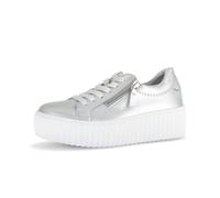 Sneaker GABOR "Sneaker low", Damen, Gr. 40, silber, Schuhe Sneaker (60659357-40) silber